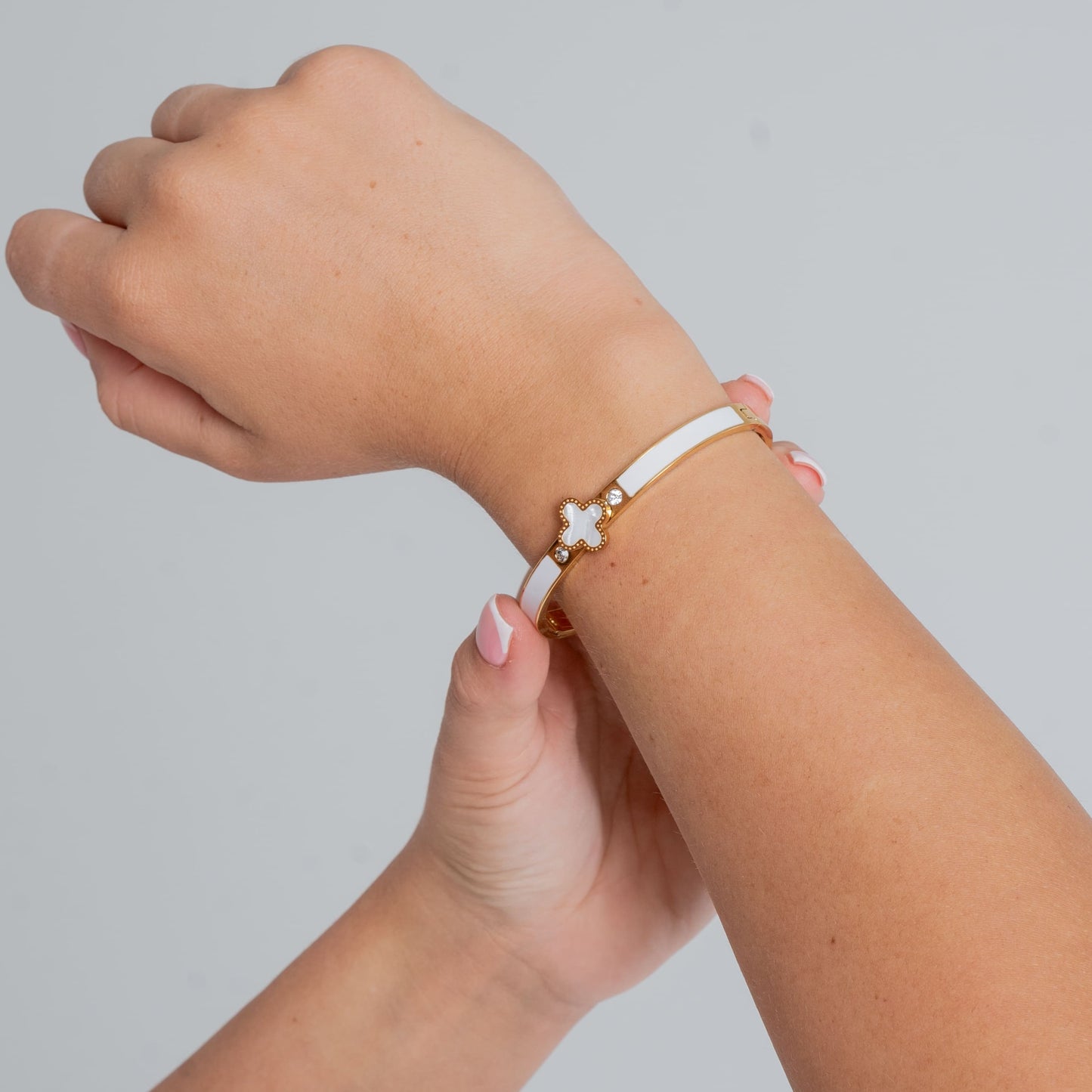 clover armreif gold - best jewelery