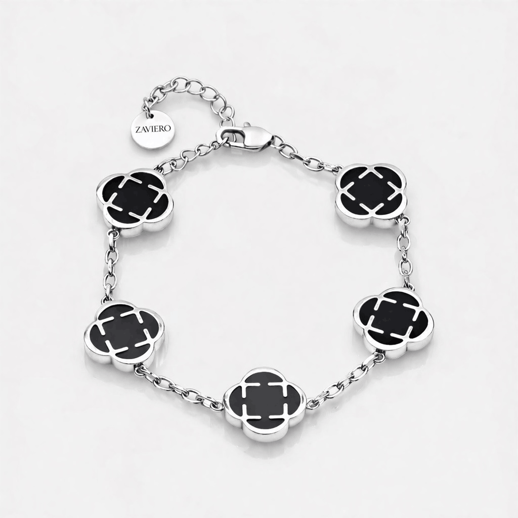 clover bracelet schwarz