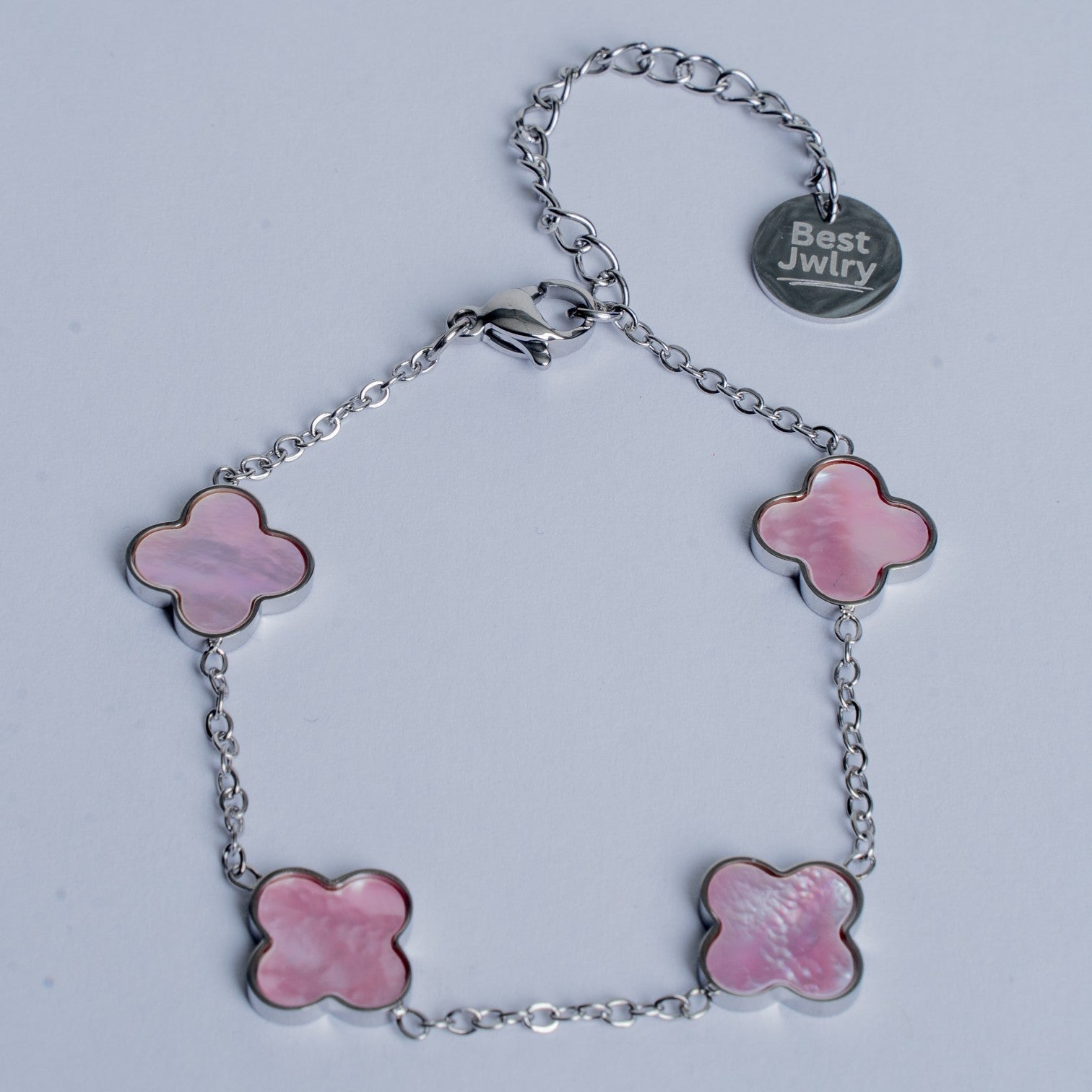Rosa Clover Armband - Best Jewelery