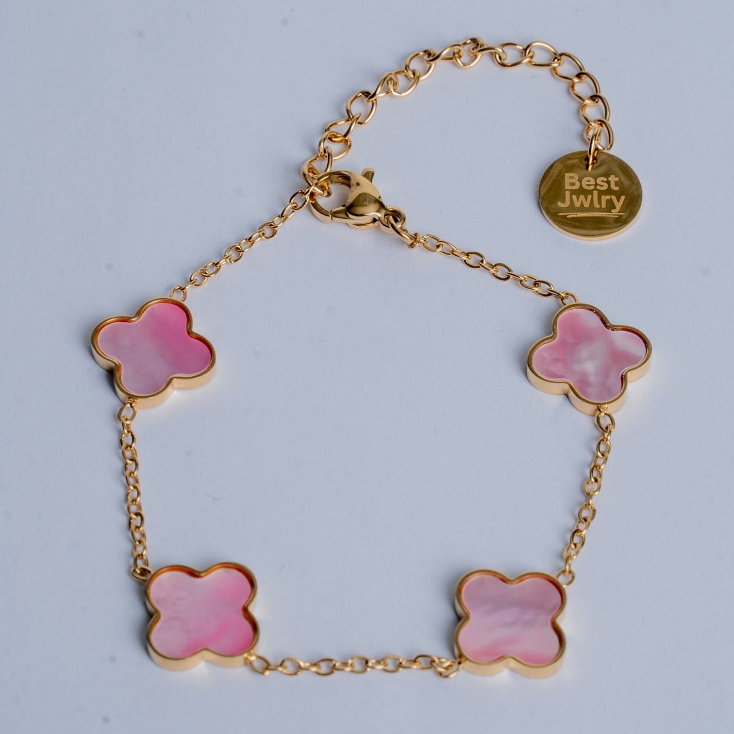 Rosa Clover Armband
