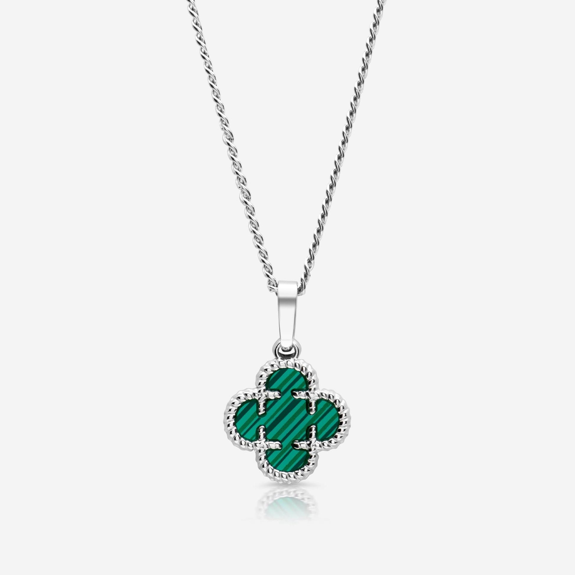Clover Medaillon Grün - Best Jewelery