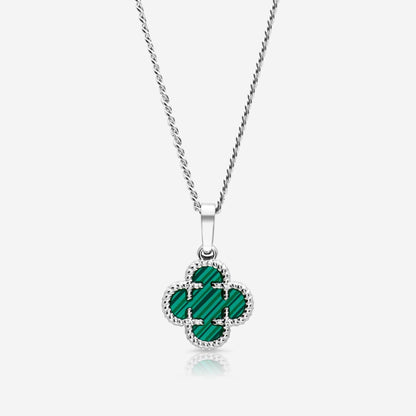 Clover Medaillon Grün - Best Jewelery
