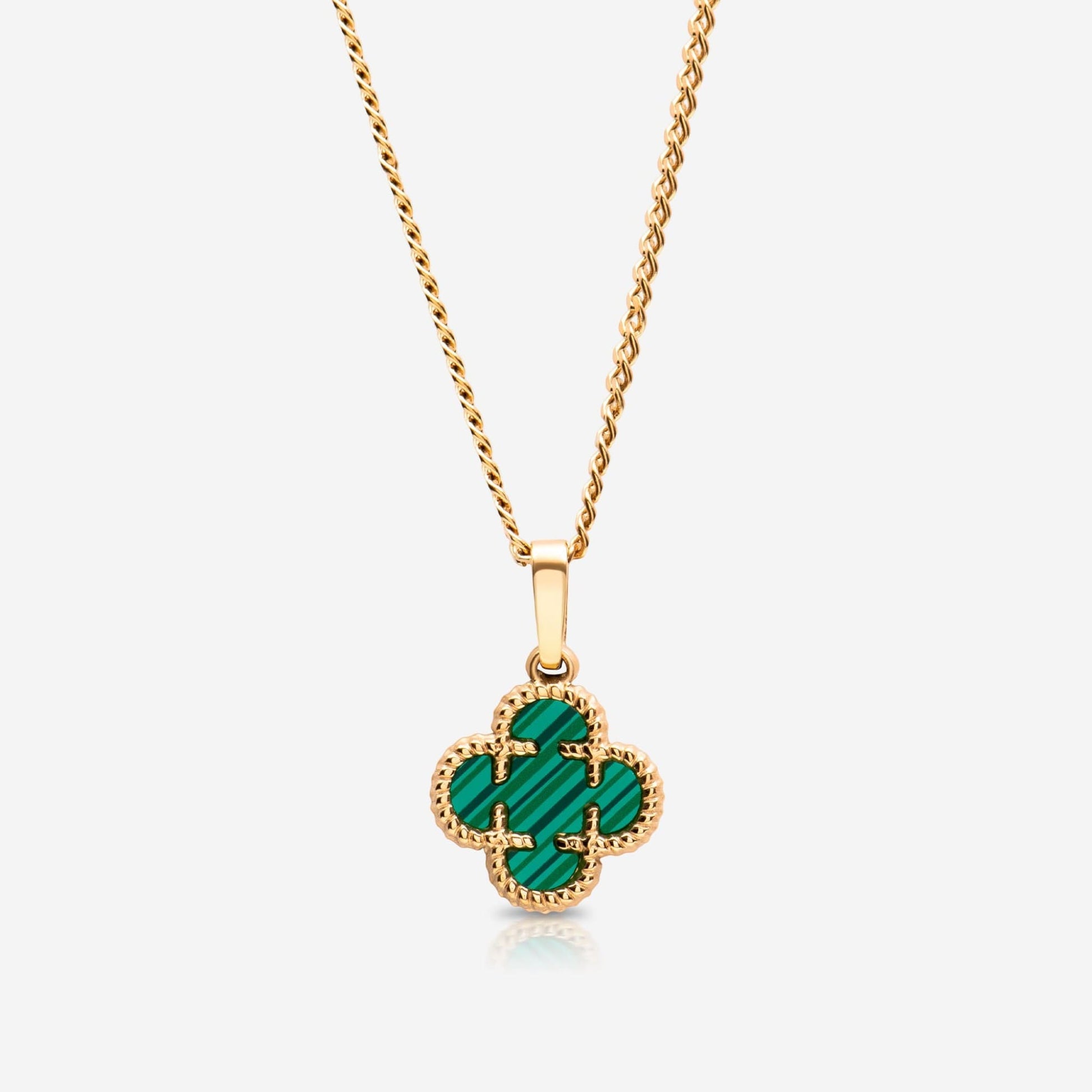 Clover Medaillon Grün - Best Jewelery