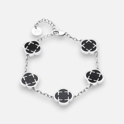 Clover Bracelet Schwarz