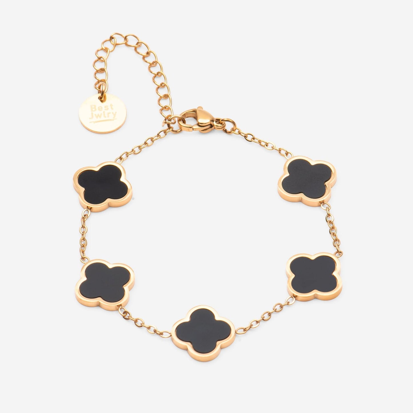 clover black armband - best jewelery