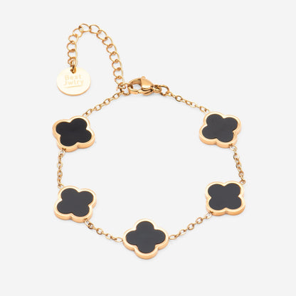Clover Black Armband - Best Jewelery