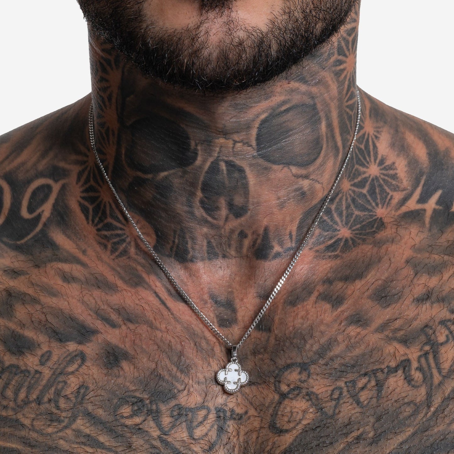 clover medaillon weiß - best jewelery