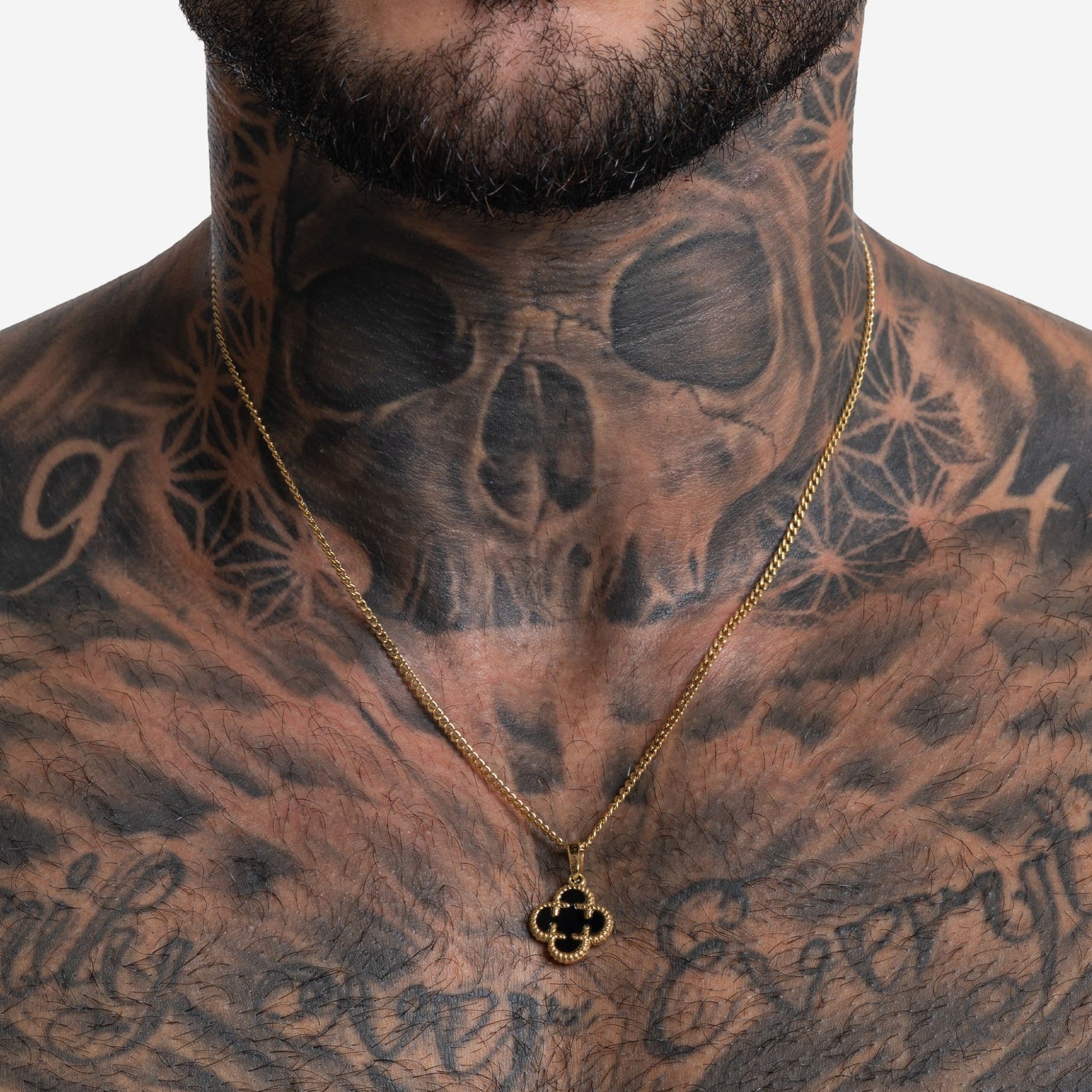 Clover Medaillon Black - Best Jewelery