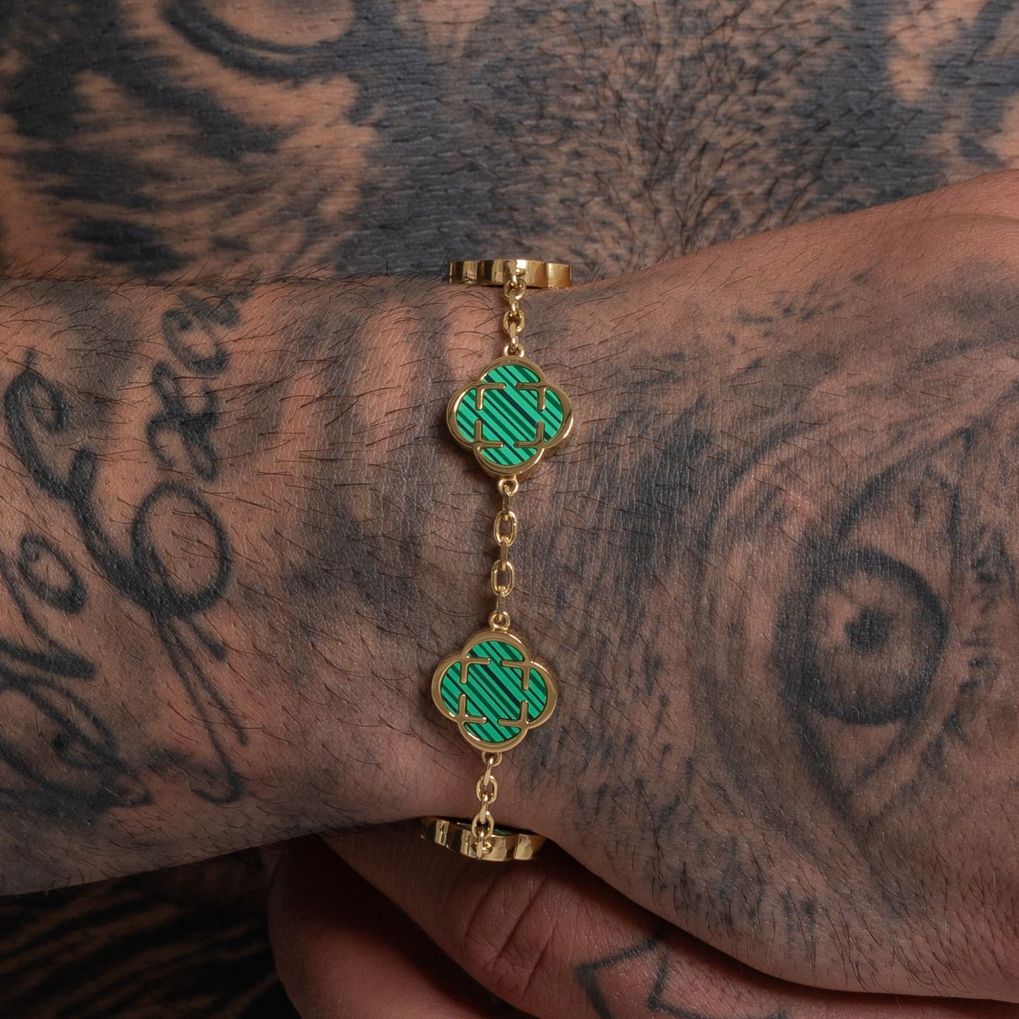 clover bracelet grün - best jewelery