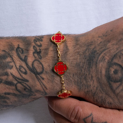 Clover bracelet Rot - Best Jewelery
