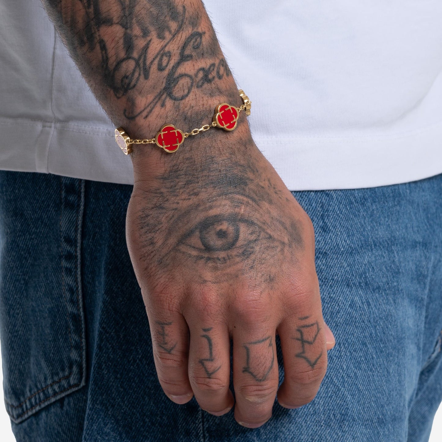 clover bracelet rot - best jewelery