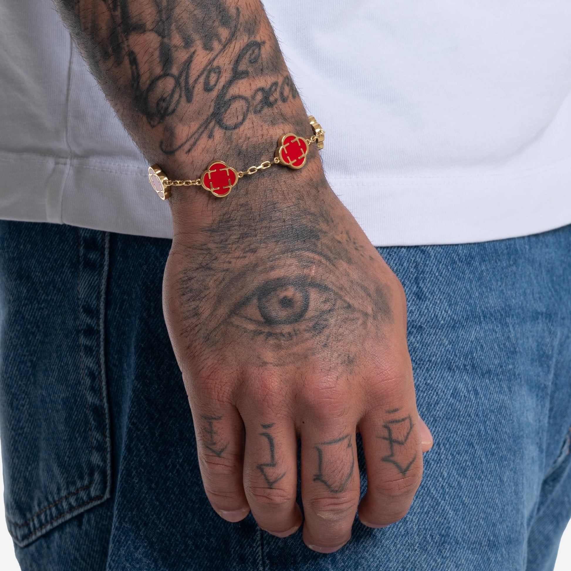 Clover bracelet Rot - Best Jewelery