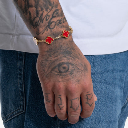 Clover bracelet Rot - Best Jewelery