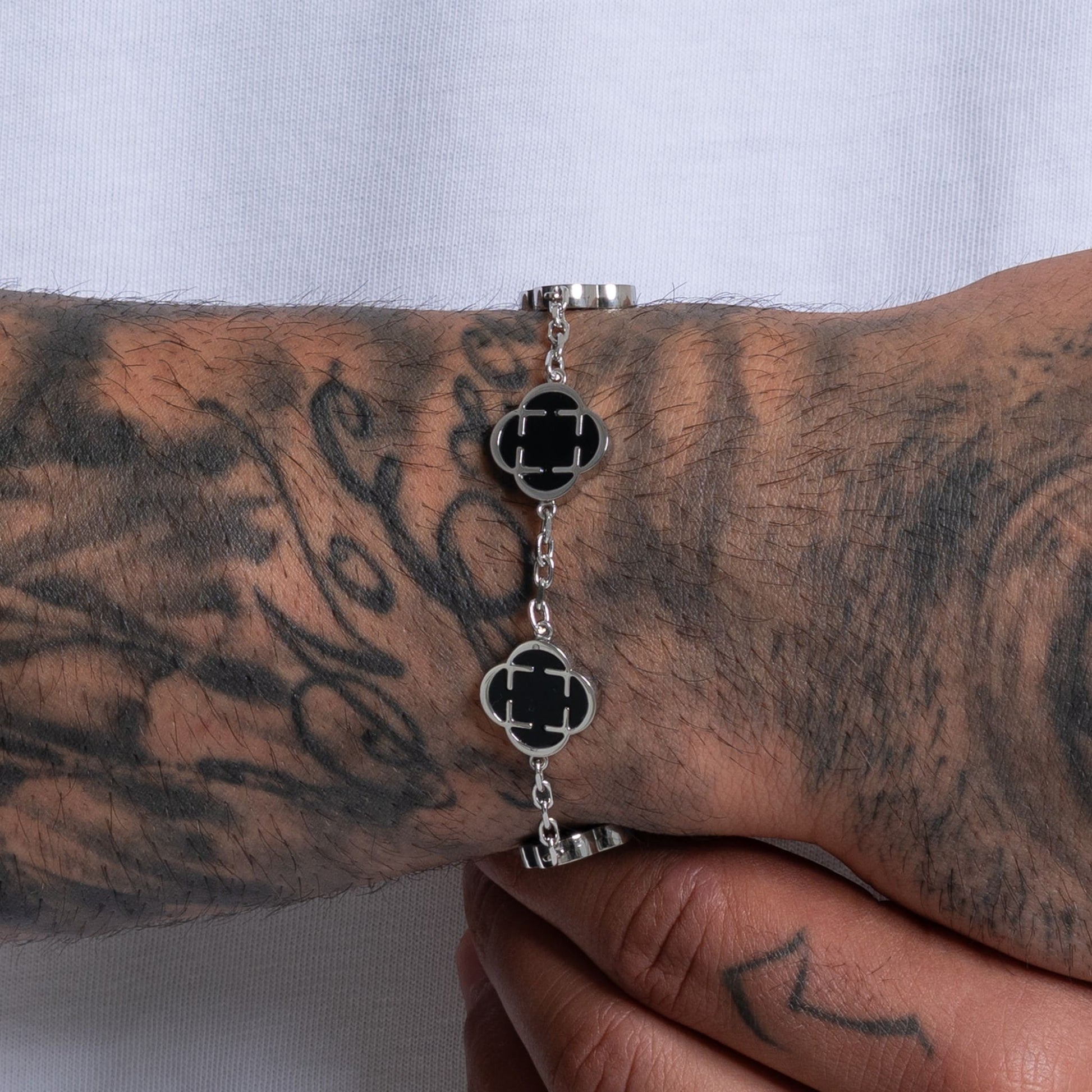 Clover Bracelet Schwarz - Best Jewelery