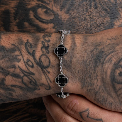 Clover Bracelet Schwarz - Best Jewelery