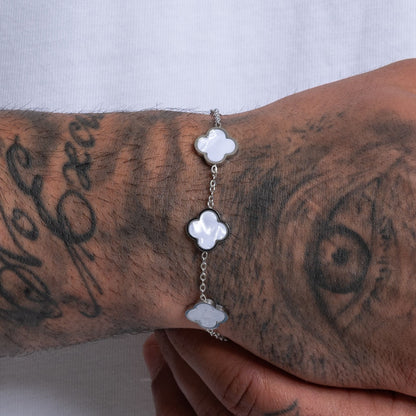 Clover White Armband - Best Jewelery