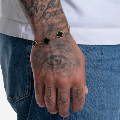 Clover Black Armband - Best Jewelery