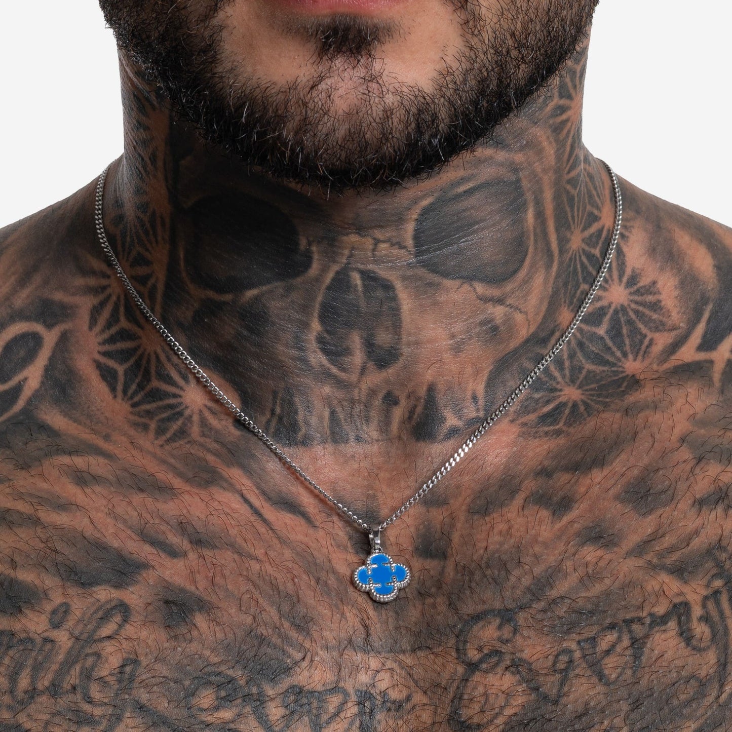 clover medaillon blau - best jewelery