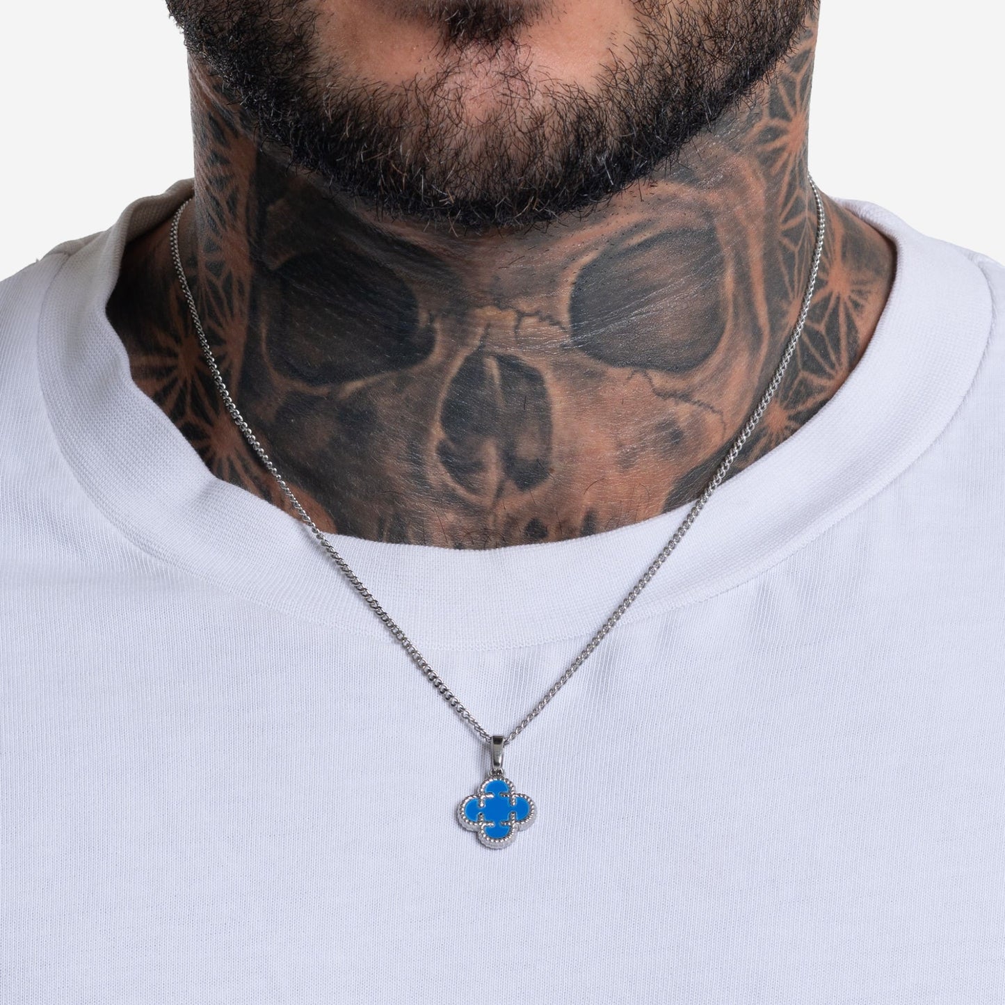 clover medaillon blau - best jewelery